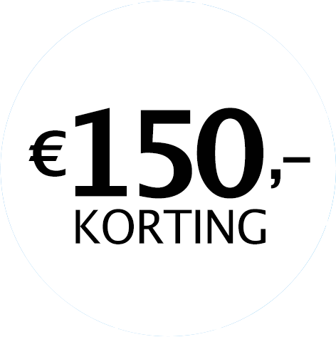 €150,- korting